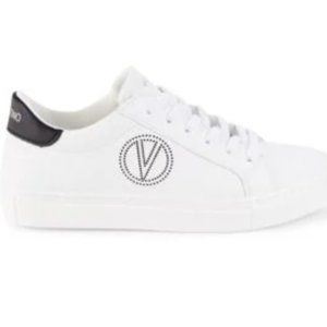 Valentino Petra Leather Platform Sneakers